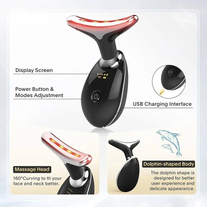 Face and Neck Light Vibration Therapy Anti-Aging Skin Massager