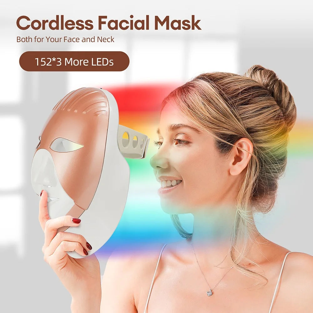 LED Face Mask Facial Skin Rejuvenation Repair Anti-Aging Anti-Wrinkle