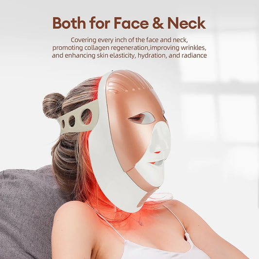 LED Face Mask Facial Skin Rejuvenation Repair Anti-Aging Anti-Wrinkle