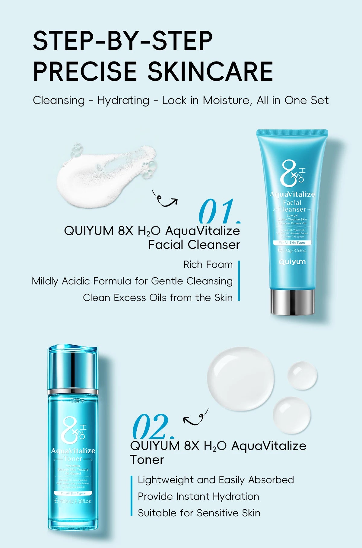 Deep Hydration Rescue Kit Wrinkle Smoothing Tightening Treatment Set