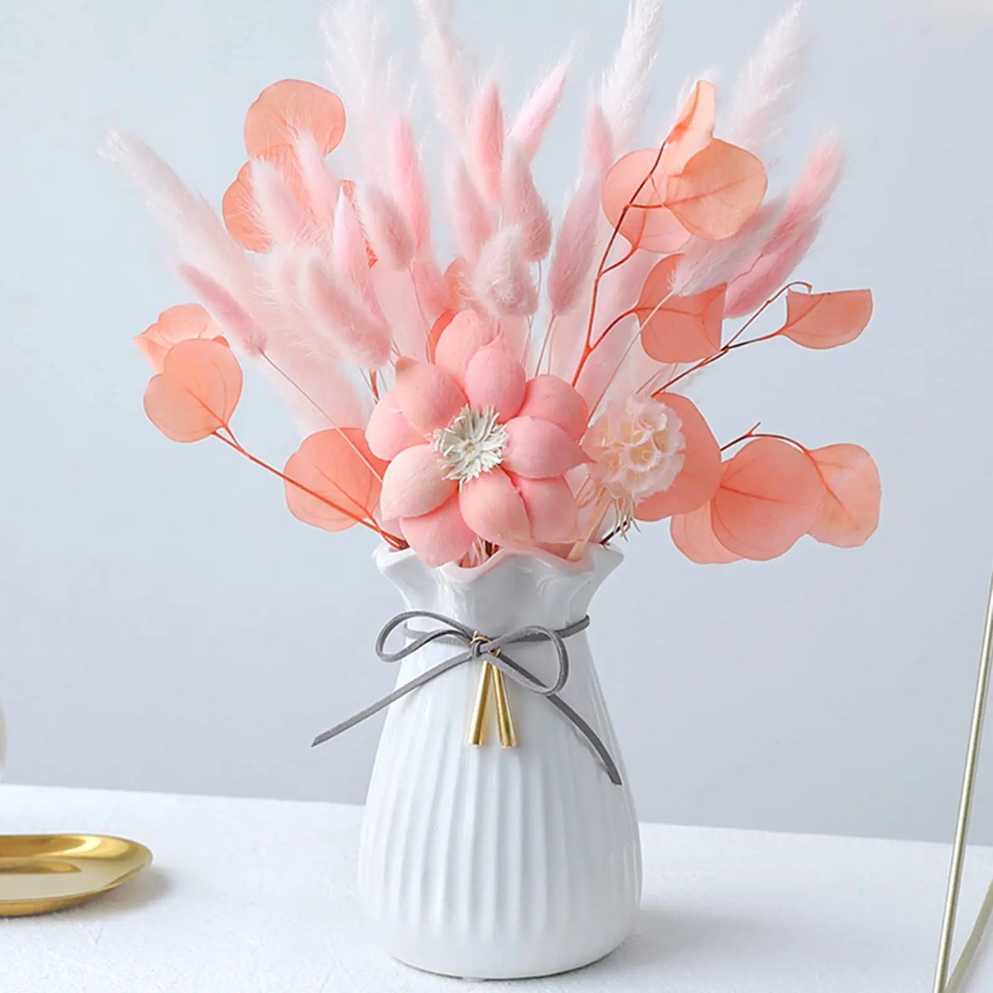 Natural Bunny Tail Grass Dried Flowers for Bouquet Arrangements Home Decor Photography