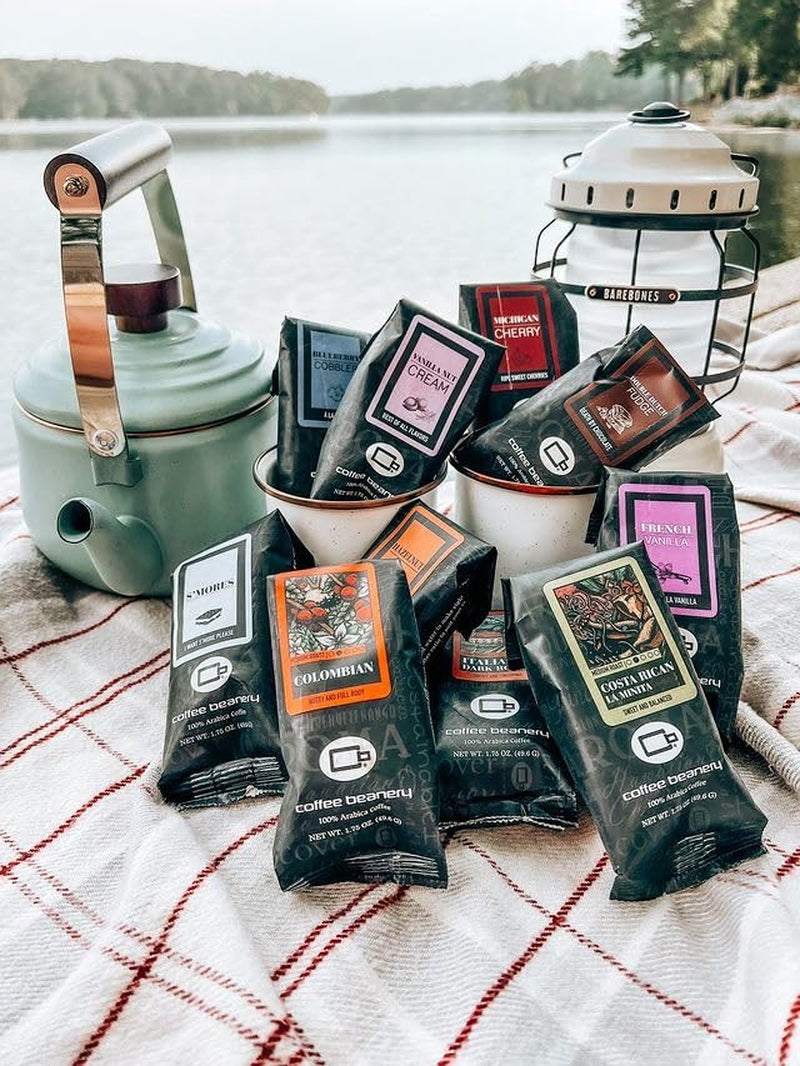 Caramel Vanilla Latte Flavored Coffee - 1.75Oz Try-Me-Coffee-Sampler